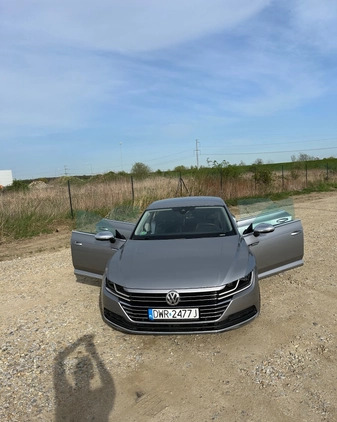 Volkswagen Arteon cena 105000 przebieg: 141000, rok produkcji 2018 z Siechnice małe 254